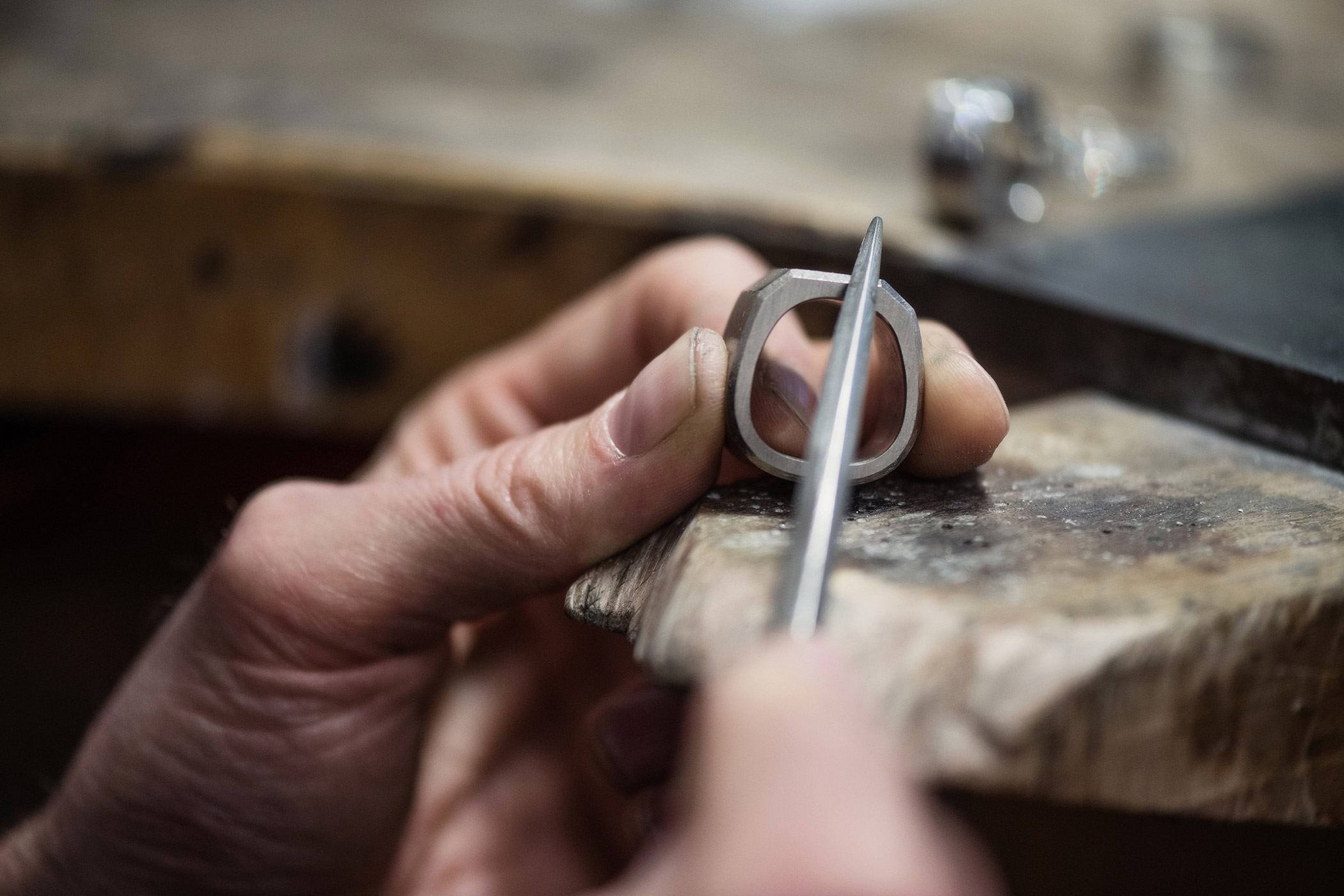 Ring aus der eigenen Schmuckkollektion "für ihn"